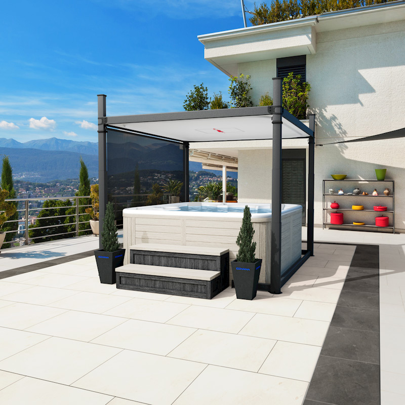 hot tub canopy